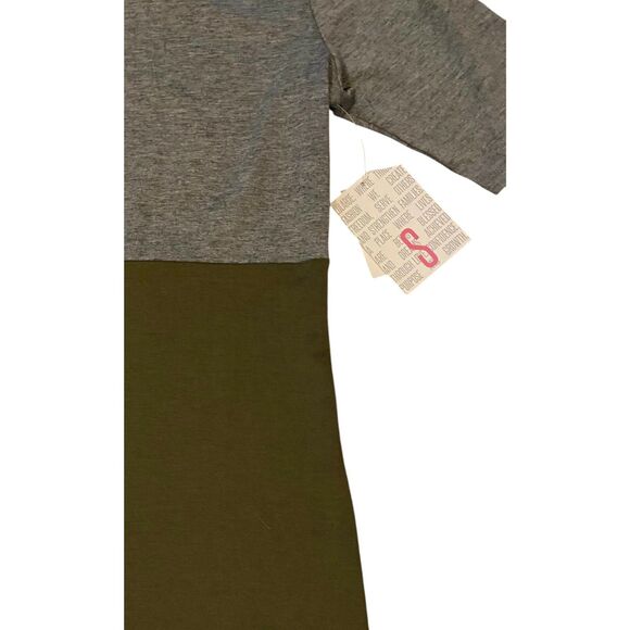 Rare LuLaRoe Julia Pencil Colorblock Modern Form Fitting Bodycon Dress Sz S NWT - Picture 2 of 2